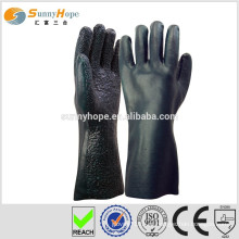 Sunnyhope luvas de segurança de forro de toalha de PVC preto